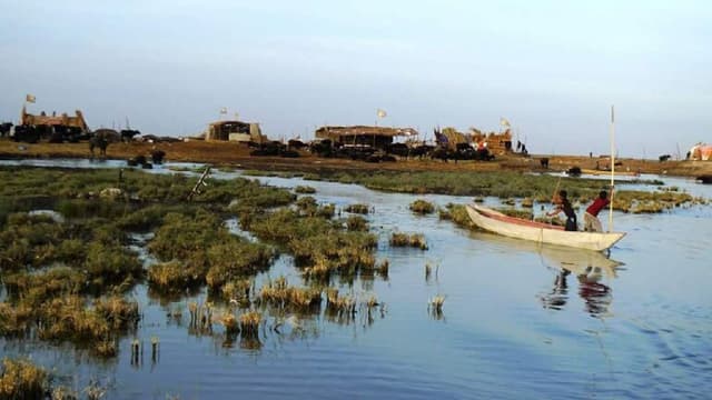 مهار کانون‌های آتش سوزی در تالاب هورالعظیم با آبگیری بخش عراقی