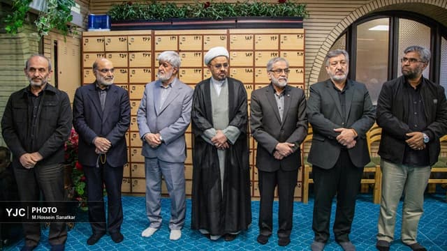 آیین یادبود شهید دکتر علی لاریجانی در مسجد بلال صدا و سیما