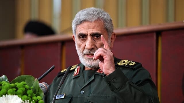 هشدار شدید اللحن سردار قاآنی خطاب به صهیونیستها