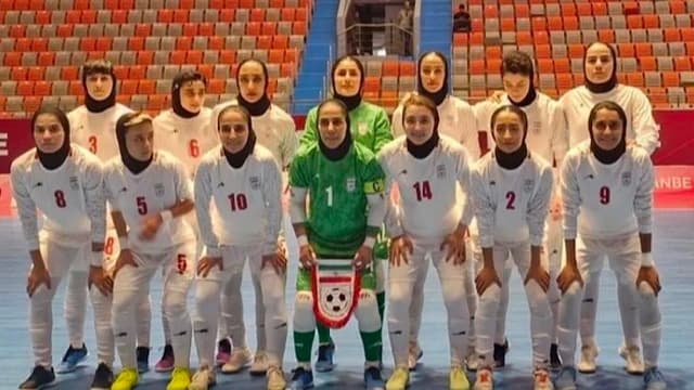 قهرمانی تیم فوتسال زنان ایران در کافا