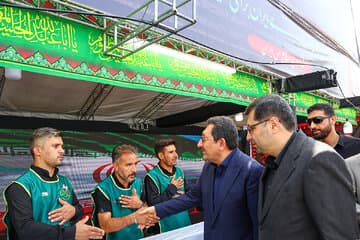 موکب خدمت در مسیر «آخرین دیدار»