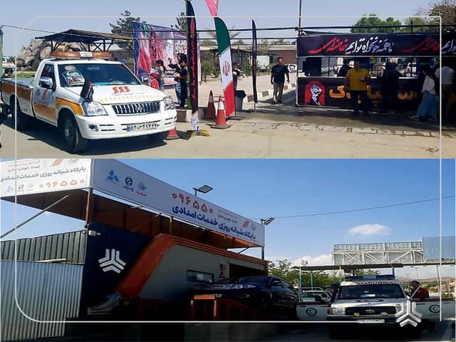 استقرار شبانه‌روزی امداد خودرو سایپا در مسیرهای مراسم وداع و تشییع قائد شهید ایران اسلامی