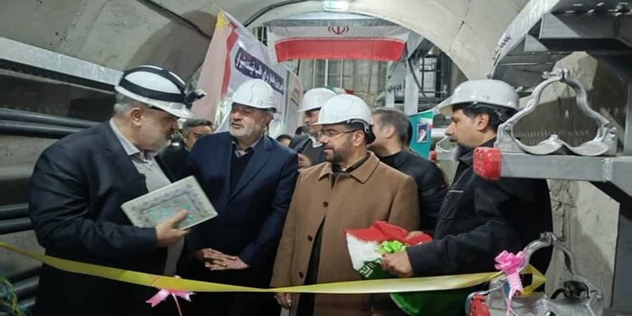 تونل انتقال انرژی برق و خطوط کابلی در شیراز با حضور وزیر نیرو افتتاح شد