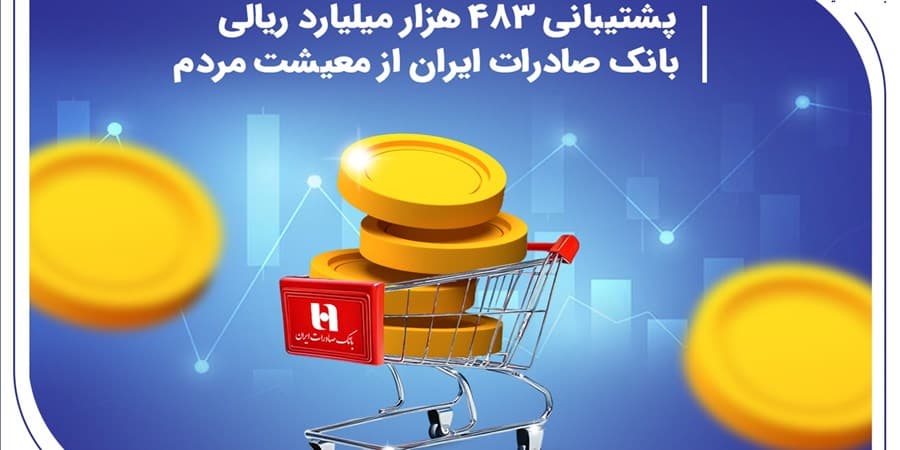 پشتیبانی 483هزار میلیارد ریالی بانک صادرات ایران از معیشت مردم