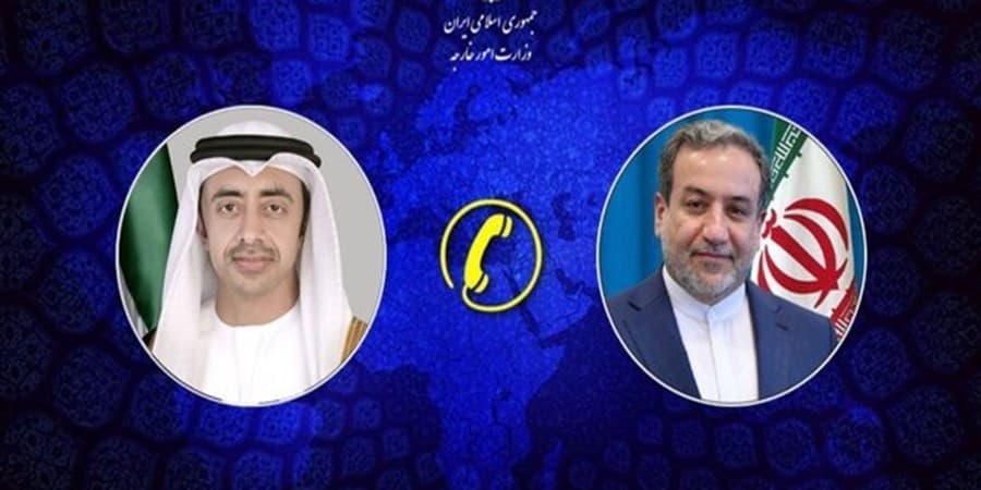 رایزنی تلفنی وزیران خارجه ایران و امارات درباره تحولات منطقه