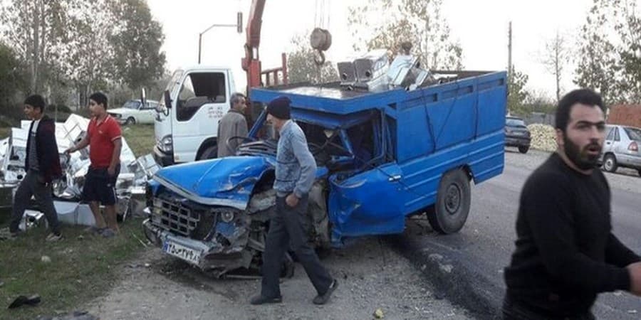 نیسان آبی رکورد دار واژگونی در روزهای بارانی