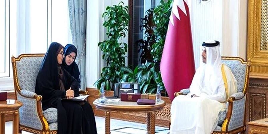 دیدار وزیر راه و شهرسازی با نخست وزیر قطر