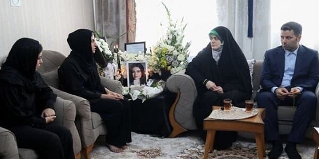 پزشکیان دخترش را به دیدار خانواده الهه حسین‌نژاد فرستاد