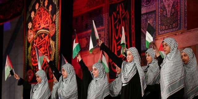 اجتماع بزرگ مردم تهران در حمایت از کودکان مظلوم غزه همزمان با «محرم شهر»