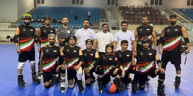قهرمانی نماینده ایران در مسابقات بین المللی رولبال عمان