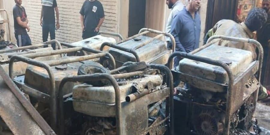 آتش‌سوزی در خیابان سعدی جنوبی؛ نجات ۷ نفر از ساختمان چهارطبقه