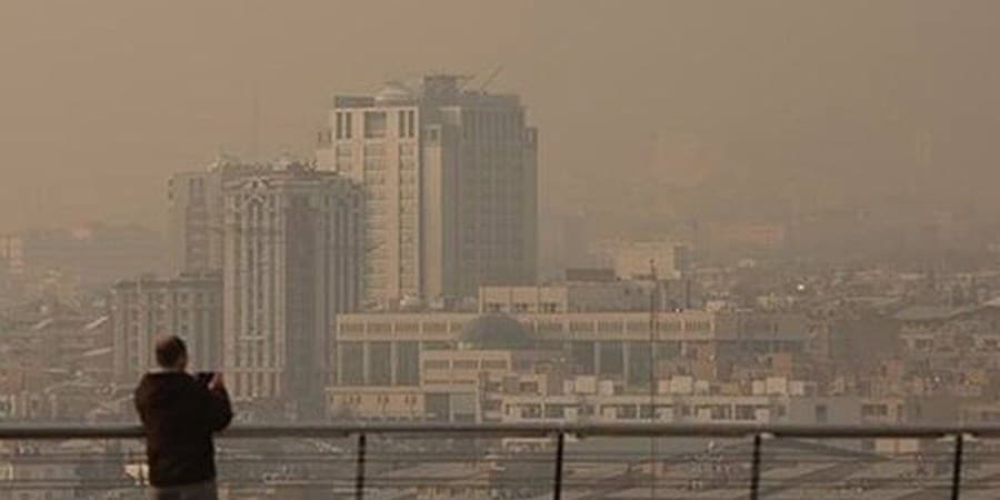 ۲۲ ایستگاه کیفیت هوای تهران در وضعیت قرمز