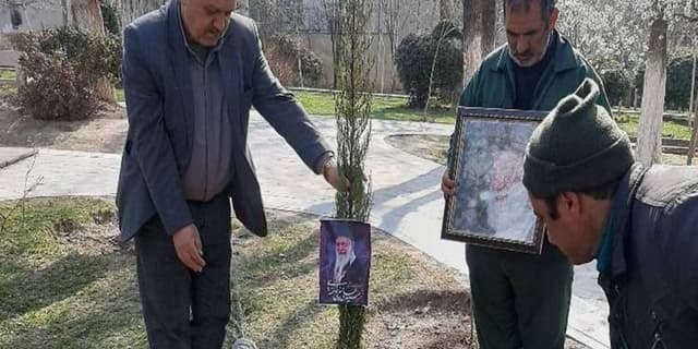 برگزاری آیین ملی و فرهنگی درختکاری با پویش مردمی «به یاد رهبر شهیدم» در منطقه یک