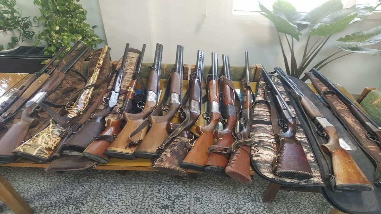 کشف ۱۹۰ قبضه سلاح غیرمجاز در خوزستان