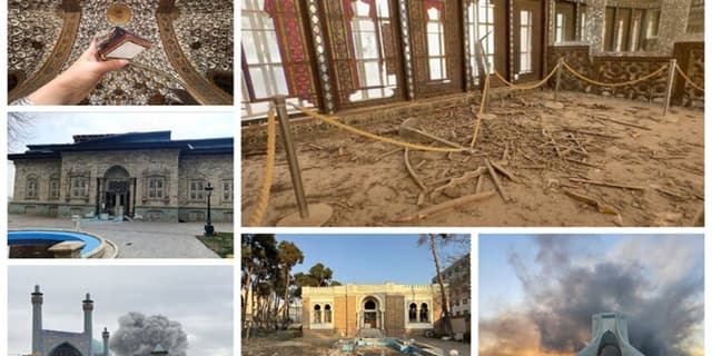 کدام بناها و آثار تاریخی در جنگ آسیب دیدهاند؟